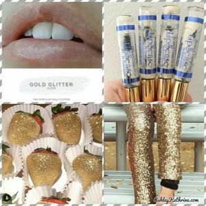 LipSense Gold Glitter Gloss